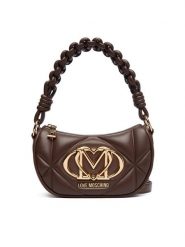 LOVE MOSCHINO Torebka JC4189PP0NLC0 Brązowy. Brązowe torebki klasyczne Love Moschino, bez wzorów, ze skóry, bez dodatków. Za 929.99 zł.