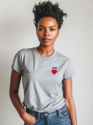 WOOOP Koszulka w kolorze szarym rozmiar: M. Szare bluzki Wooop, m, bez wzorów, z bawełny, bez kołnierzyka, bez ramiączek. Za 56.99 zł.