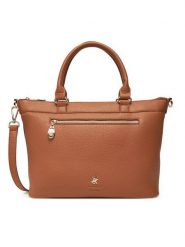 Beverly Hills Polo Club Torebka CEO-BHPC-C-006-08 Brązowy. Brązowe torebki klasyczne Beverly Hills Polo Club, bez wzorów, z materiału, bez dodatków. Za 229.99 zł.