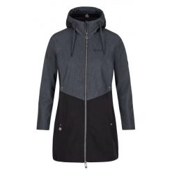 Płaszcz damski Kilpi Softshell Lasika. Czarne płaszcze Kilpi, na jesień, m, bez wzorów, z materiału, bez kaptura. Za 275.00 zł.