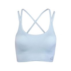 Bezszwowy Stanik Sportowy Shape Up BeShaped. Niebieskie bielizna sportowa BESHAPED, l, bez wzorów, z nylonu. W wyprzedaży za 152.15 zł.