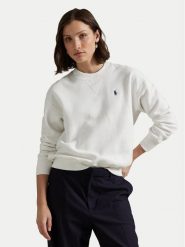 Polo Ralph Lauren Bluza 211971697001 Biały Relaxed Fit. Białe bluzy Polo Ralph Lauren, l, bez wzorów, bez kaptura. Za 819.99 zł.