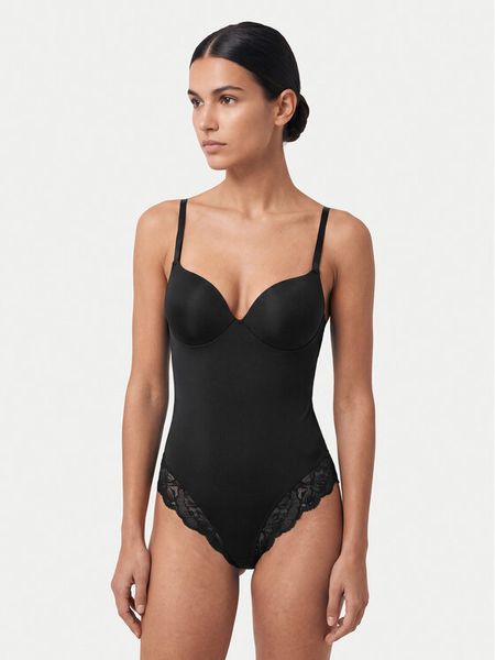 Guess Body O6BM16 K5071 Czarny. Czarne body Guess, z aplikacjami, z syntetyku. Za 344.99 zł.
