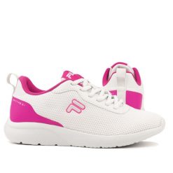 Buty damskie sportowe lekkie Fila SPITFIRE TEENS. Białe obuwie sportowe Fila, bez zapięcia, trekkingowe. W wyprzedaży za 99.00 zł.