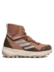 Adidas Trekkingi TERREX WMN MID RAIN.RDY Hiking Shoes HQ3557 Brązowy. Brązowe obuwie sportowe Adidas, z materiału, trekkingowe. Za 699.99 zł.
