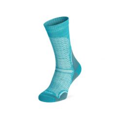 Skarpety w góry Bridgedale Hike Ultra Lt T2 Merino P Crew - teal. Zielone skarpety Bridgedale, bez wzorów. Za 88.99 zł.