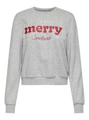 ONLY Bluza w kolorze szarym rozmiar: XL. Szare bluzy Only, xl, bez wzorów, bez kaptura. Za 66.00 zł.