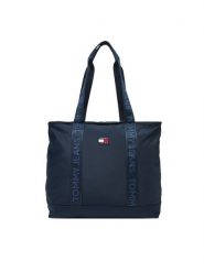 Tommy Jeans Torebka Tjw Daily Tote AW0AW17567 Granatowy. Niebieskie torebki klasyczne Tommy Jeans, bez wzorów, z jeansu, bez dodatków. Za 349.99 zł.