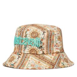 Kapelusz Just Cavalli. Brązowe kapelusze Just Cavalli, bez wzorów. Za 260.99 zł.