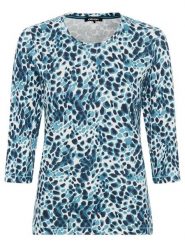 Olsen Koszulka w kolorze turkusowym rozmiar: 36. Niebieskie bluzki Olsen, bez wzorów, z bawełny, bez kołnierzyka, bez ramiączek. Za 52.99 zł.