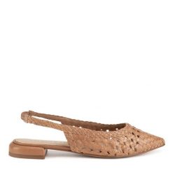 Baleriny Sergio Bardi. Brązowe baleriny Sergio Bardi, bez wzorów, bez obcasa. Za 299.99 zł.