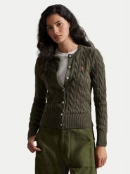 Polo Ralph Lauren Kardigan 211971868500 Zielony Regular Fit. Zielone kardigany Polo Ralph Lauren, m, bez wzorów, z bawełny. Za 1,199.00 zł.