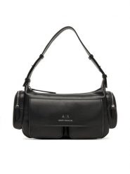 Armani Exchange Torebka XW000404 AF12589 UC001 Czarny. Czarne torebki klasyczne Armani Exchange, bez wzorów, ze skóry, bez dodatków. Za 709.99 zł.