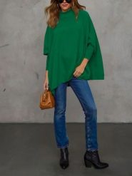 LA Angels Sweter w kolorze zielonym rozmiar: M. Zielone swetry LA Angels, m, bez wzorów, bez ramiączek. Za 126.99 zł.