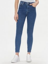 Tommy Jeans Jeansy Sylvia DW0DW17147 Niebieski Skinny Fit. Niebieskie jeansy Tommy Jeans, bez wzorów. Za 249.99 zł.