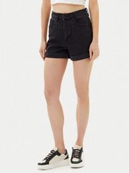Volcom Szorty jeansowe Weelow B2012300 Czarny Slim Fit. Czarne szorty Volcom, bez wzorów, z bawełny. Za 239.99 zł.