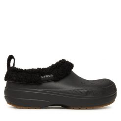 Klapki Crocs. Czarne klapki Crocs, bez wzorów, bez obcasa. Za 249.99 zł.