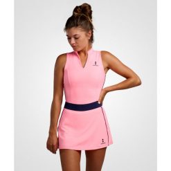 Koszulka Damska Elegance Tennis/Padel/Golf. Czerwone koszulki sportowe NORDICDOTS, bez wzorów, z elastanu, bez ramiączek, na fitness i siłownię. Za 235.00 zł.