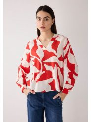 More & More Bluzka w kolorze czerwono-białym rozmiar: 40. Czerwone bluzki More & More, bez wzorów, bez kołnierzyka, bez ramiączek. Za 192.79 zł.