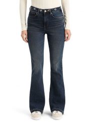 Scotch & Soda Dżinsy - Flared fit - w kolorze granatowym rozmiar: W28/L32. Niebieskie jeansy Scotch & Soda, l, z aplikacjami. Za 272.95 zł.