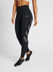 Damskie wysokie legginsy Hummel MT Paris. Czarne legginsy Hummel, s, bez wzorów, z dżerseju, z podwyższonym stanem. Za 269.50 zł.