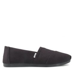 Tenisówki Toms. Czarne trampki Toms, bez wzorów, bez zapięcia. Za 189.99 zł.