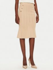 Marciano Guess Spódnica midi 5RGD07 5810Z Beżowy Regular Fit. Brązowe spódnice Marciano Guess, l, z aplikacjami, z wiskozy, midi. Za 429.99 zł.