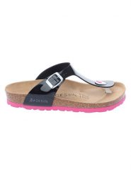 BACKSUN Japonki "Singapore" w kolorze czarnym rozmiar: 42. Czarne klapki Backsun, bez wzorów, z materiału, z otwartym noskiem, bez obcasa. Za 144.92 zł.