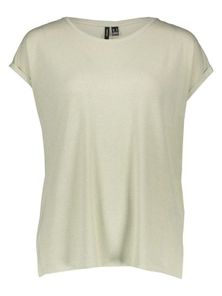 Vero Moda Koszulka w kolorze jasnozielonym rozmiar: S. Zielone bluzki Vero Moda, s, bez wzorów, bez kołnierzyka, bez ramiączek. Za 60.95 zł.
