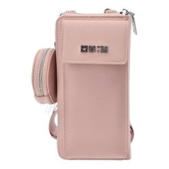 Różowa Torebka Big Star Damska Mała Saszetka. Czerwone listonoszki Big Star Accessories, z aplikacjami, ze skóry ekologicznej, eleganckie, małe, bez dodatków. Za 149.00 zł.