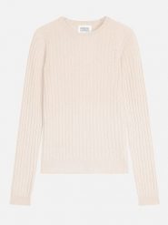 AUTHENTIC CASHMERE Kaszmirowy sweter "Bella" w kolorze jasnoróżowym rozmiar: XL. Różowe swetry AUTHENTIC CASHMERE, xl, bez wzorów, z kaszmiru, bez ramiączek. Za 395.31 zł.