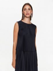 Fabiana Filippi Top TPD273W305 Granatowy Regular Fit. Niebieskie topy Fabiana Filippi, bez wzorów, z syntetyku, bez kołnierzyka, bez ramiączek. Za 1,509.00 zł.