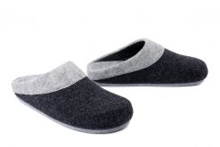 DR. BRINKMANN 320710-09 grau, kapcie damskie. Szare obuwie domowe Dr. Brinkmann, bez wzorów, bez zapięcia. Za 186.92 zł.