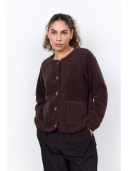 Soyaconcept Kardigan "Onyx" w kolorze ciemnobrązowym rozmiar: XS. Brązowe kardigany Soyaconcept, xs, bez wzorów. Za 144.95 zł.
