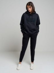 BIG STAR Spodnie dresowe w kolorze czarnym rozmiar: L. Czarne spodnie dresowe Big Star, l, bez wzorów, z dresówki. Za 104.99 zł.