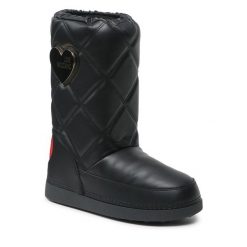 Śniegowce LOVE MOSCHINO. Czarne trapery i śniegowce Love Moschino. Za 1,149.00 zł.