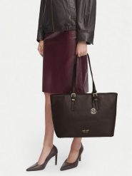 Nine West Torebka EO-QUIET ELEGANCE-LDA9895 Brązowy ciemny. Brązowe shopper Nine West, bez wzorów, bez dodatków. Za 449.99 zł.