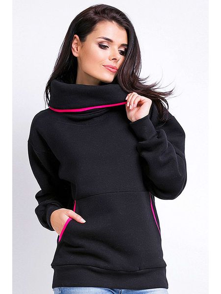 Awama Bluza w kolorze czarnym rozmiar: S/M. Czarne bluzy Awama, m, bez wzorów, bez ramiączek. Za 119.68 zł.