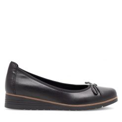 Baleriny Lasocki. Czarne baleriny Lasocki, bez wzorów, bez obcasa. Za 169.99 zł.