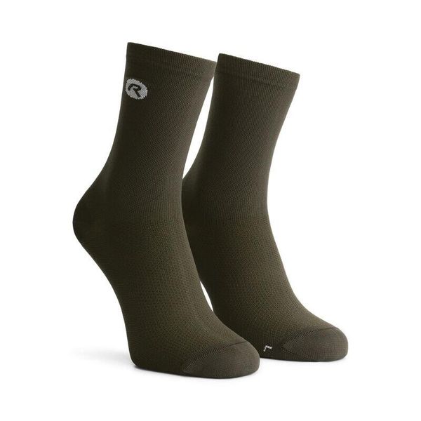 Skarpetki sportowe unisex Rogelli Distance. Zielone skarpety Rogelli, bez wzorów, z elastanu. Za 60.00 zł.