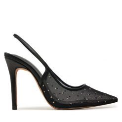 Sandały Call It Spring. Czarne sandały Call it Spring, bez wzorów, bez obcasa, na szpilce, bez zapięcia. Za 249.99 zł.