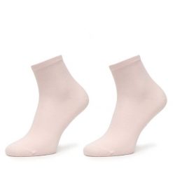 Skarpety krótkie Tommy Hilfiger. Czerwone skarpety TOMMY HILFIGER, bez wzorów. Za 49.99 zł.