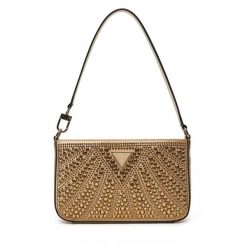Torebka Guess. Żółte torebki klasyczne Guess, z aplikacjami, bez dodatków. Za 469.99 zł.