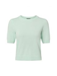 IPURI koszula z dzianiny kaszmirowej Kobiety Kaszmir zielony, L. Zielone koszule IPURI, l, bez wzorów, z dzianiny, bez kołnierzyka, bez ramiączek. Za 429.95 zł.