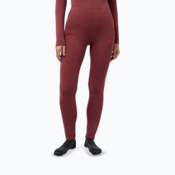 Spodnie termoaktywne damskie Jack Wolfskin Infinite Warm. Czerwone spodnie narciarskie Jack Wolfskin, bez wzorów, narciarskie. Za 209.99 zł.