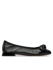 Caprice Baleriny 9-22105-42 Czarny. Czarne baleriny Caprice, bez wzorów, ze skóry, bez obcasa. Za 303.99 zł.