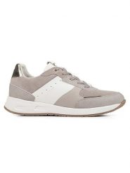 Geox Sneakersy "Dbulmya" w kolorze biało-beżowym rozmiar: 36. Białe trampki Geox, bez wzorów, bez zapięcia. Za 148.26 zł.