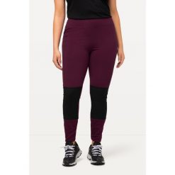 Damskie Legginsy turystyczne kieszeń na zamek błyskawiczny wysoka talia. Czerwone legginsy Ulla Popken, plus size, bez wzorów, z elastanu. Za 343.99 zł.