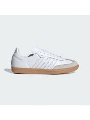 Adidas Skórzane sneakersy "Samba OG" w kolorze biało-beżowym rozmiar: 36 2/3. Białe trampki Adidas, bez wzorów, z materiału, bez zapięcia. Za 406.45 zł.