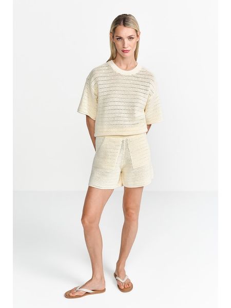Rich & Royal Sweter w kolorze beżowym rozmiar: XL. Brązowe swetry Rich & Royal, xl, bez wzorów, z bawełny, bez ramiączek. Za 204.95 zł.